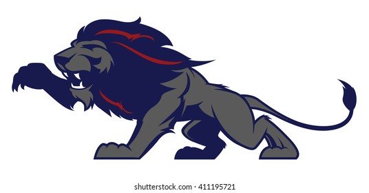 Roaring lion sport logotype