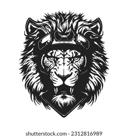 Roaring Lion symbol with headband