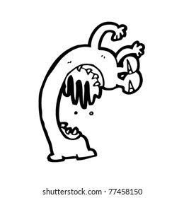 roaring monster cartoon