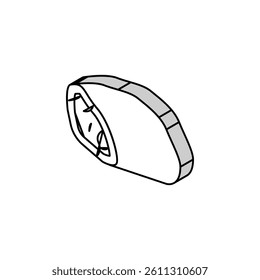 roast beef isometric icon vector. roast beef sign. isolated symbol illustration