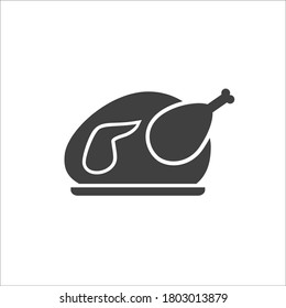Hühnerrost Symbol. Vektorgrafik