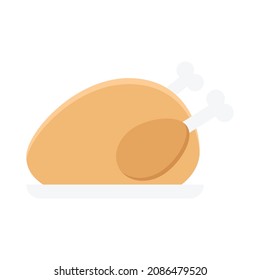 Roast Color Vector Icon which can easily modify

