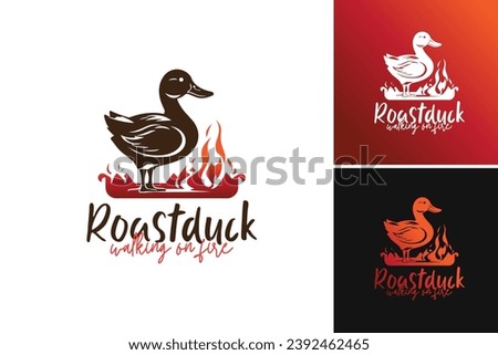 Roast Duck Logo is a design asset suitable for restaurants, catering services, or any business related to duck dishes. It features a logo design that represents the deliciousness of roasted duck.