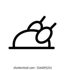 roast icon or logo isolated sign symbol vector illustration - high quality black style vector icons
