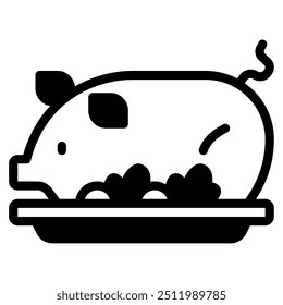 Roast Pork ícone para web, app, infográfico, etc