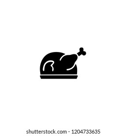 Roast turkey icon