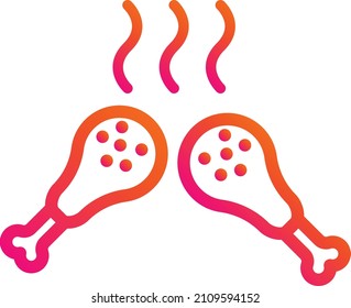 Roast Vector Icon Design Illustration