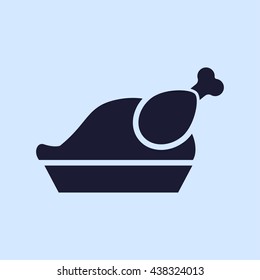 roasted chicken icon