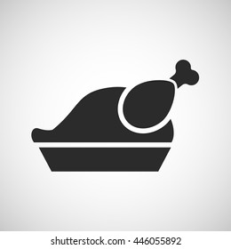 roasted chicken icon