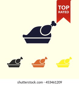 roasted chicken icon