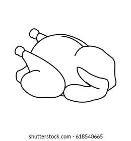 roasted chicken icon