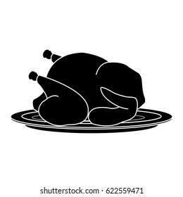 roasted chicken icon