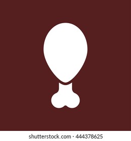 roasted chicken leg icon