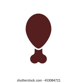 roasted chicken leg icon