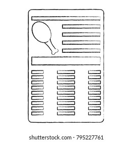 roasted chicken nutrition facts label template