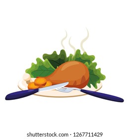 roasted chicken thigh
