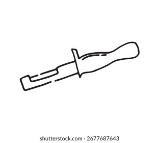 Vector de cuchara de muestra de grano de café tostado