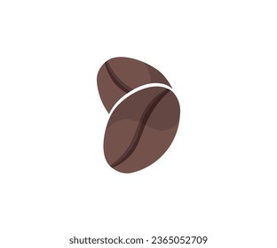Roasted coffee beans. Coffee sign icon. Coffee beans vector design and illustration.
