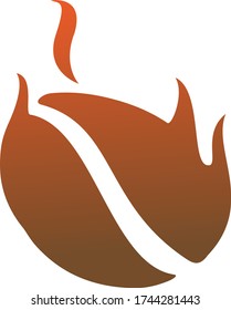 Roasted Coffee Logo Design Template