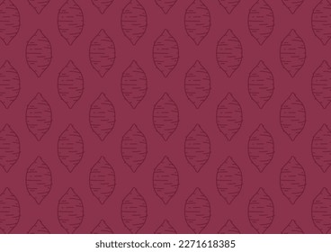 Roasted sweet potato. Sweet Potato pattern wallpaper. sweet potato symbol vector.