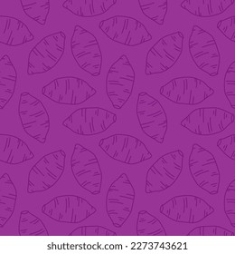 Roasted sweet potato. Sweet Potato pattern wallpaper. sweet potato symbol vector.