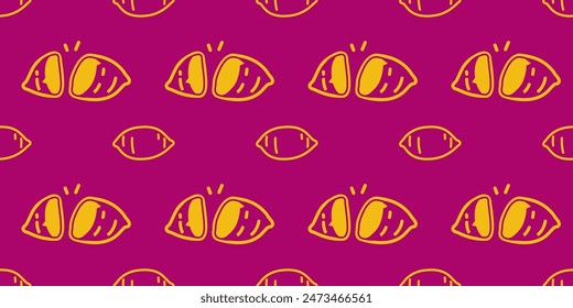 Roasted sweet potato. Sweet Potato pattern wallpaper. sweet potato symbol vector.