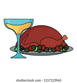 roasted turkey design