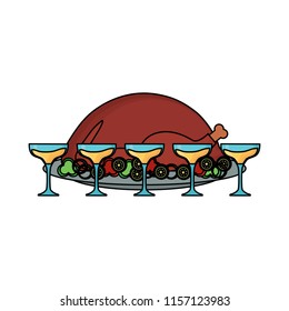 roasted turkey design