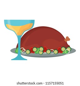 roasted turkey design