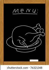 roasted turkey, hen