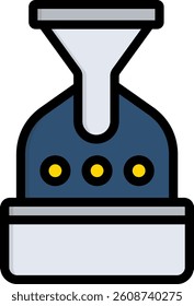Roaster Icon Lineal Color Vector Illustration