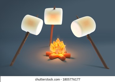 9,947 Campfire Marshmallow Images, Stock Photos & Vectors | Shutterstock