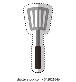 Roasting utensil cutlery icon vector illustration design