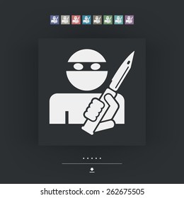 Robber aggression