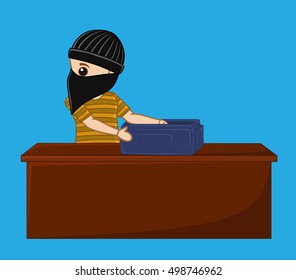 Robber Busted for Theft