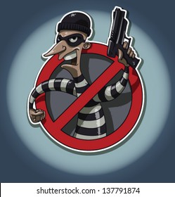 Robber Mask 04 Vector Stock Vector (Royalty Free) 137791874 | Shutterstock