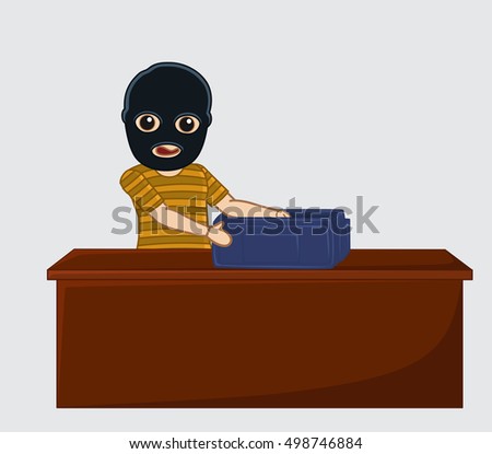 Robber Money Bag Stock Vector Royalty Free 498746884 Shutterstock - robber with money bag vector