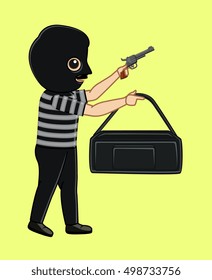 Robber Threatening for Money