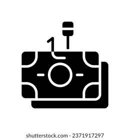 robbery glyph icon. vector icon for your website, mobile, presentation, and logo design.