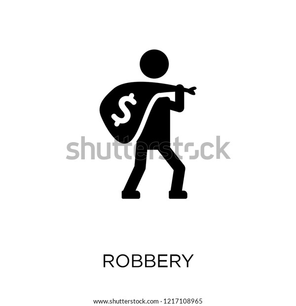 Robbery icon. Robbery symbol design from\
Insurance collection.