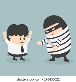 robbing a businessman