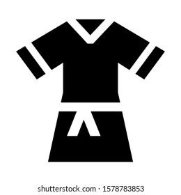 robe icon isolated sign symbol vector illustration - high quality black style vector icons
