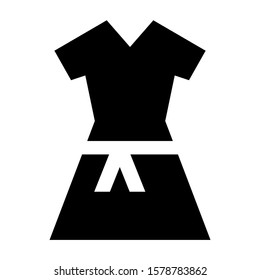 robe icon isolated sign symbol vector illustration - high quality black style vector icons
