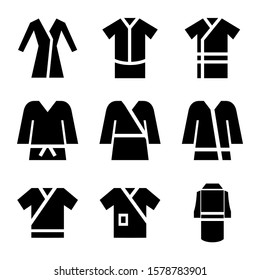 robe icon isolated sign symbol vector illustration - Collection of high quality black style vector icons
