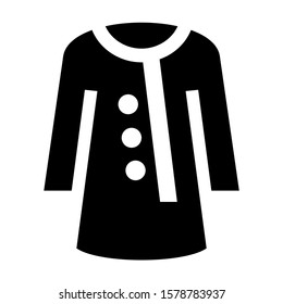 robe icon isolated sign symbol vector illustration - high quality black style vector icons
