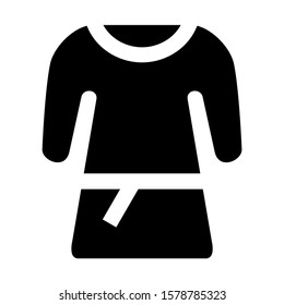 robe icon isolated sign symbol vector illustration - high quality black style vector icons
