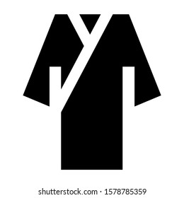 robe icon isolated sign symbol vector illustration - high quality black style vector icons

