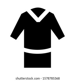 robe icon isolated sign symbol vector illustration - high quality black style vector icons
