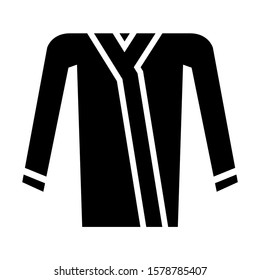 robe icon isolated sign symbol vector illustration - high quality black style vector icons
