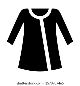 robe icon isolated sign symbol vector illustration - high quality black style vector icons
